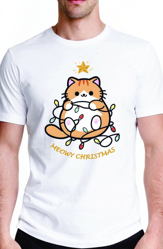 Krekls Meowy Christmas