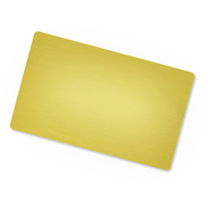 Zelta metāla vizītkartes ar apdruku
